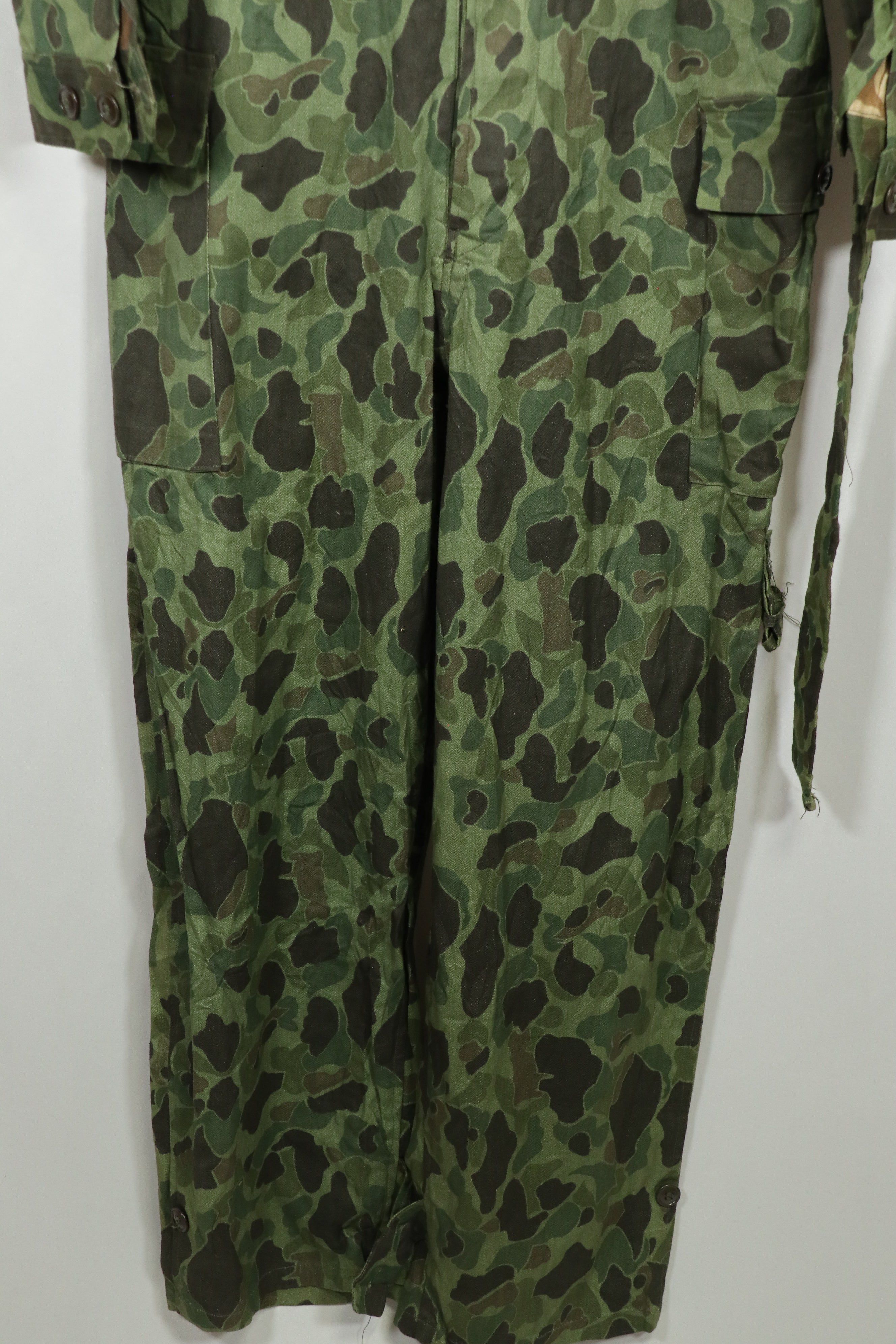 Real South Korean Army Duck Hunter Camouflage Coveralls, unused.