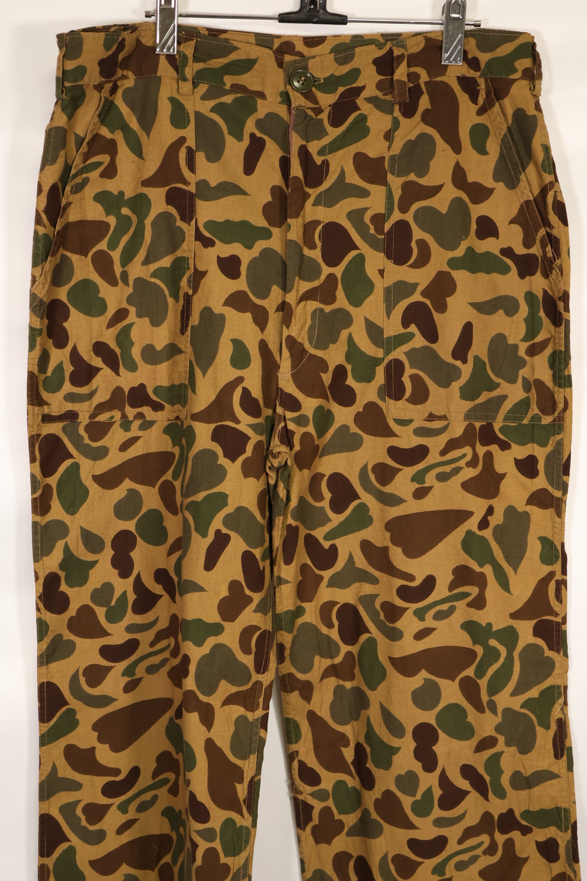 Real CIDG Beogum Camouflage Pants Local Made Frogskin Camouflage Used