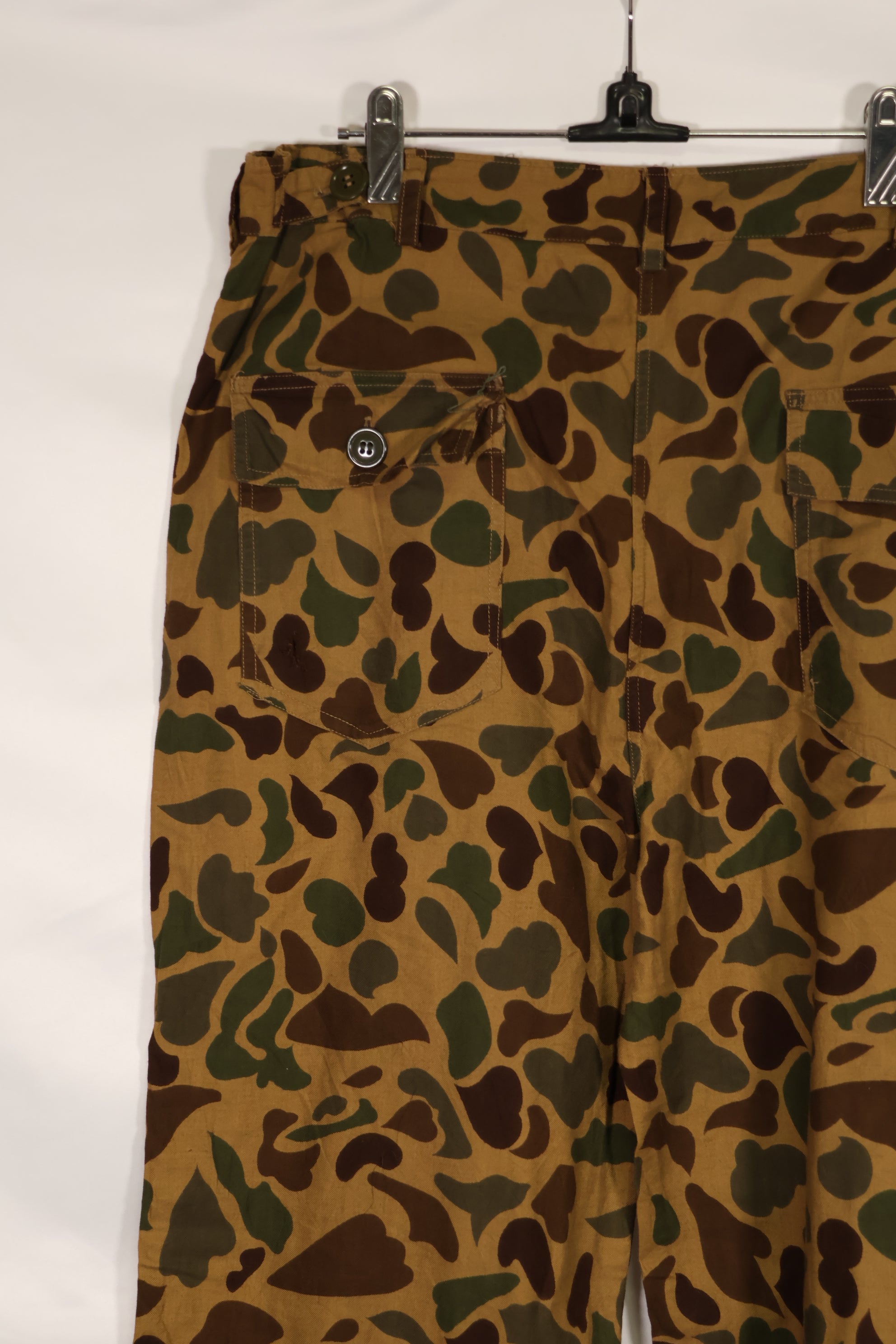 Real CIDG Beogum Camouflage Pants Local Made Frogskin Camouflage Used