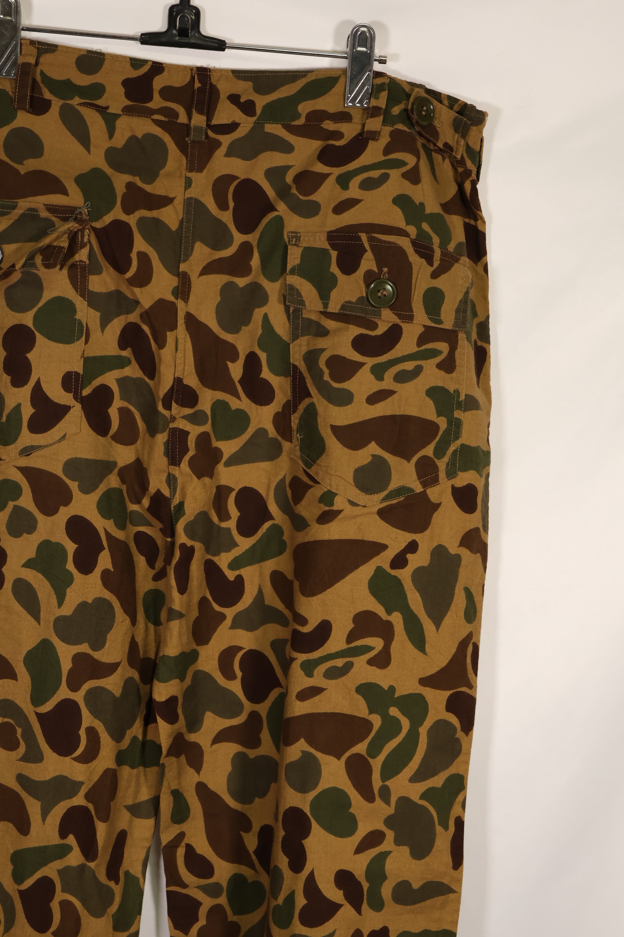 Real CIDG Beogum Camouflage Pants Local Made Frogskin Camouflage Used