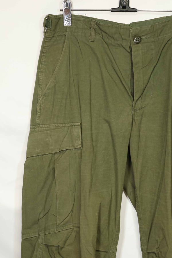 1969 Contract 4th Model Ripstop Jungle Fatigue Pants S-S Used