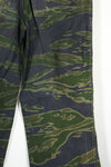 Real 1970s Late War Tiger Stripe Pants, used, black dyed.