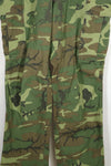 Real non ripstop US Army ERDL camouflage early pattern pants, used.