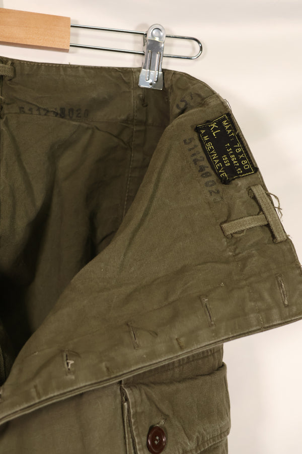 Real 1959 Dutch Army double face field pants in good condition.