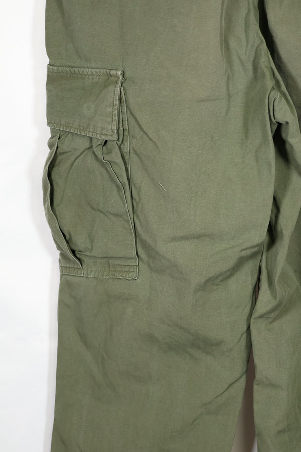 Real Non Ripstop Fabric 1967 3rd Model Jungle Fatigue Pants SMALL-REGULAR Used