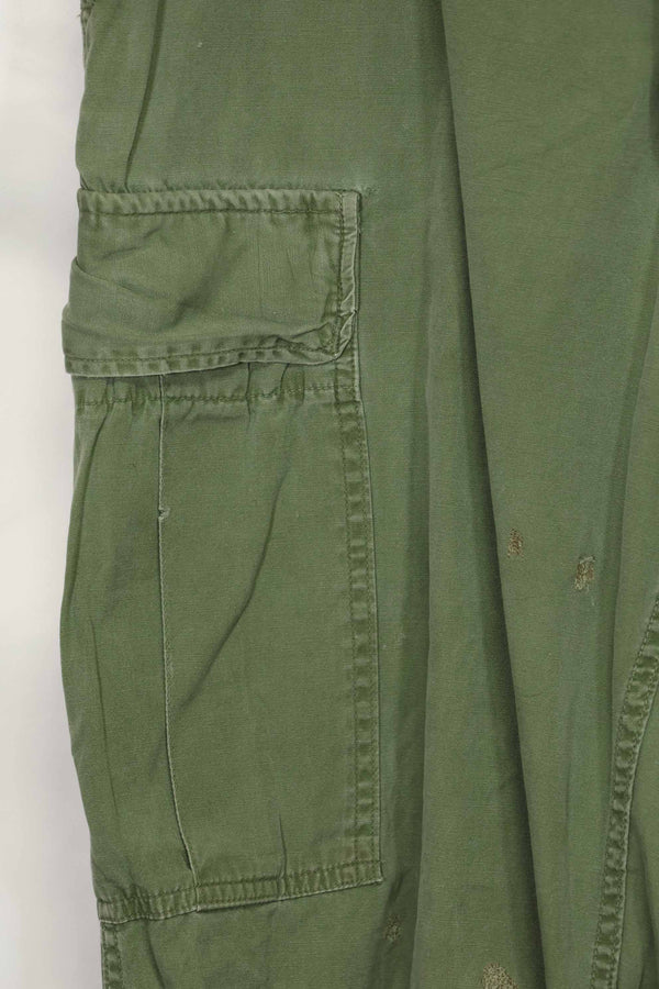 Estimated 1967 Contract 3rd Model Non Ripstop Jungle Fatigue Pants M-R Used