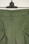 Estimated 1967 Contract 3rd Model Non Ripstop Jungle Fatigue Pants M-R Used