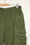 Estimated 1967 Contract 3rd Model Non Ripstop Jungle Fatigue Pants M-R Good Condition Used