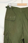 Estimated 1967 Contract 3rd Model Non Ripstop Jungle Fatigue Pants M-R Good Condition Used