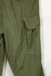 Estimated 1967 Contract 3rd Model Non Ripstop Jungle Fatigue Pants M-R Good Condition Used