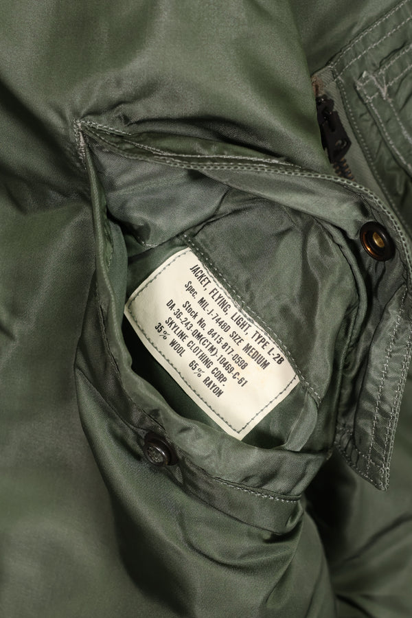 Real dead stock 1961 USAF L2-B flight jacket size: M