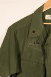 Real 1969 3rd Model Jungle Fatigue Short Sleeve Jacket M-S USAF w/ Patch Used