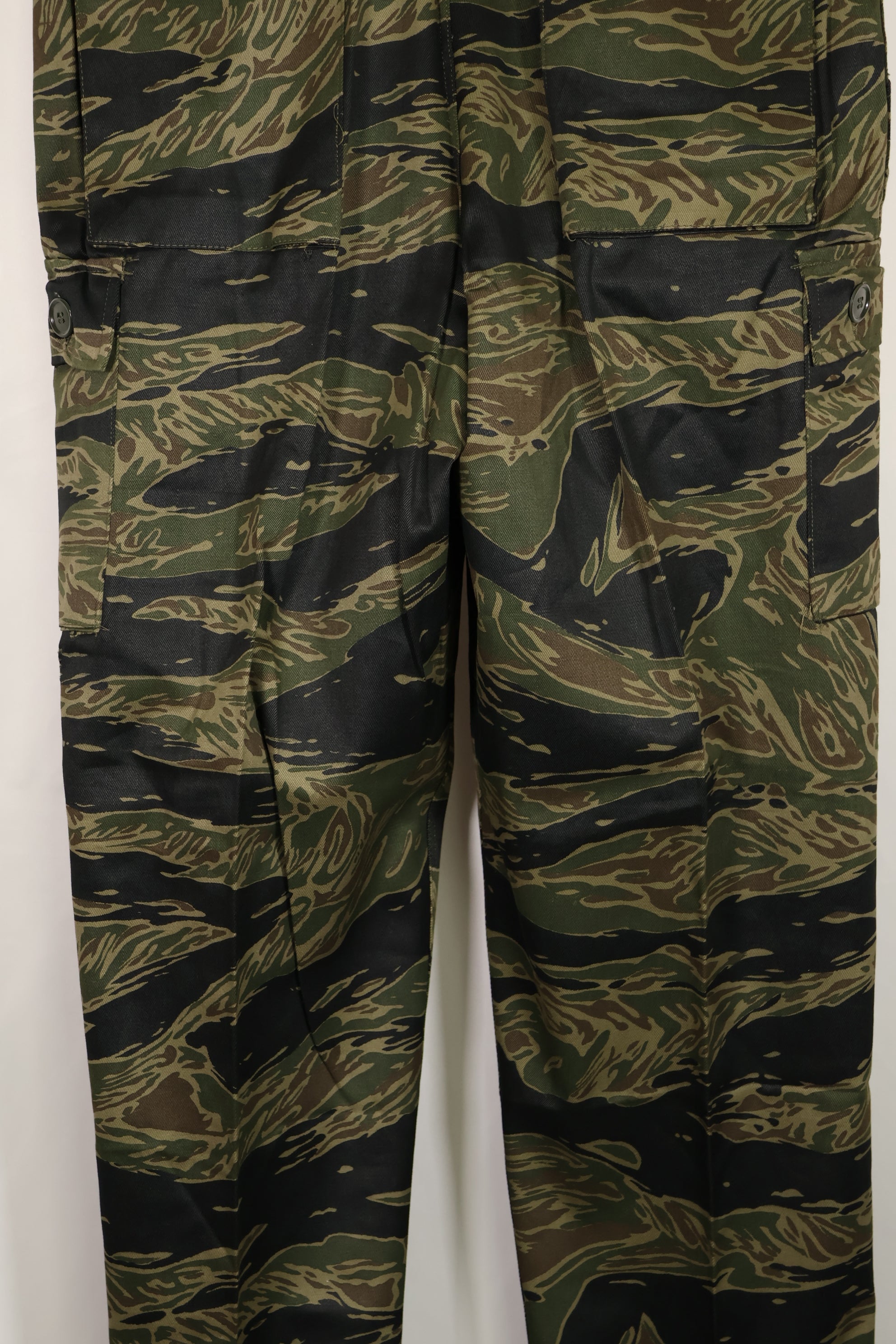 Real Deadstock US Cut Silver Tiger Stripe Pants US-S YKK Zipper