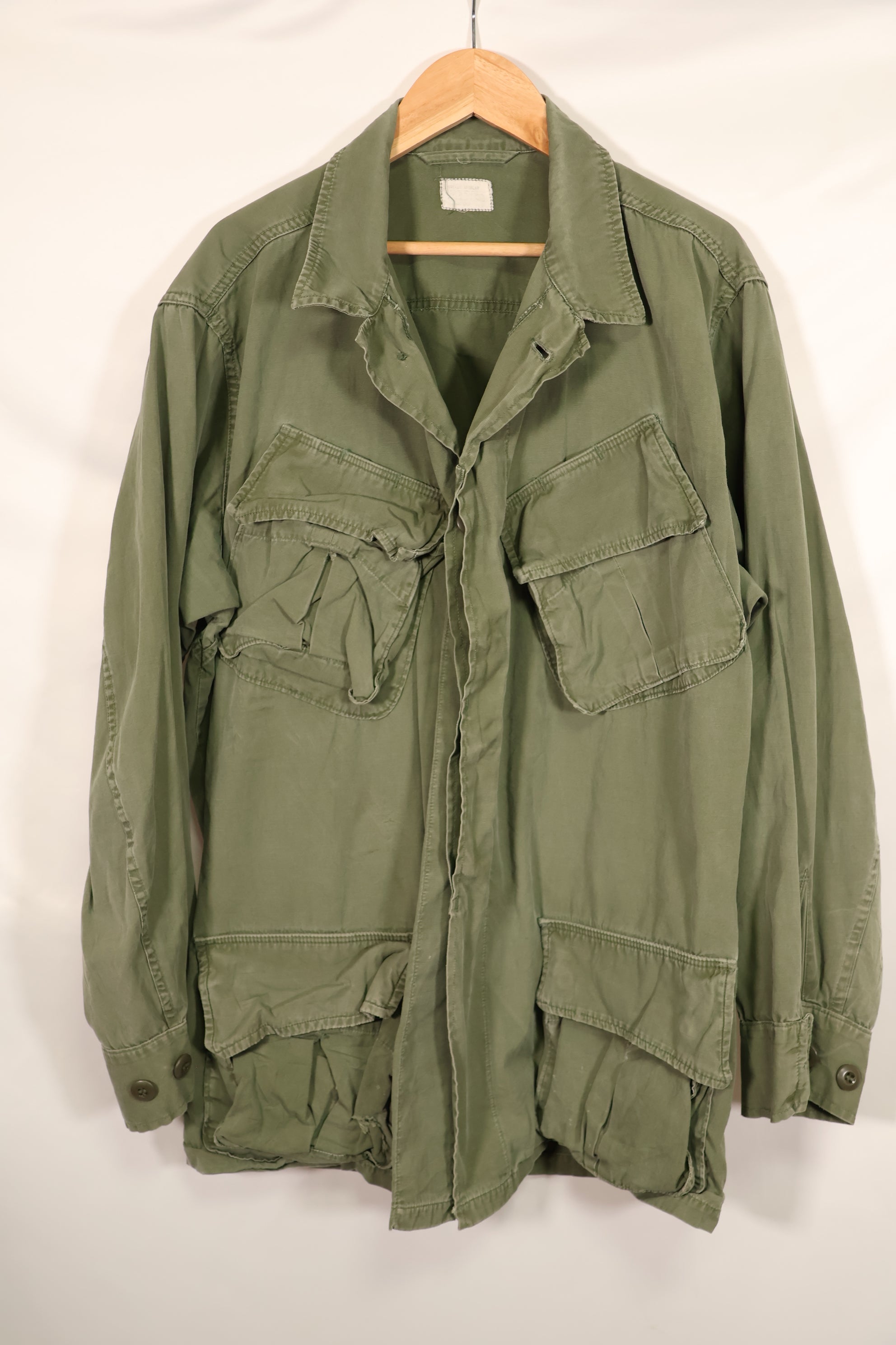 Real Lot circa 1966-1967 3rd Model Jungle Fatigue Jacket M-R Used