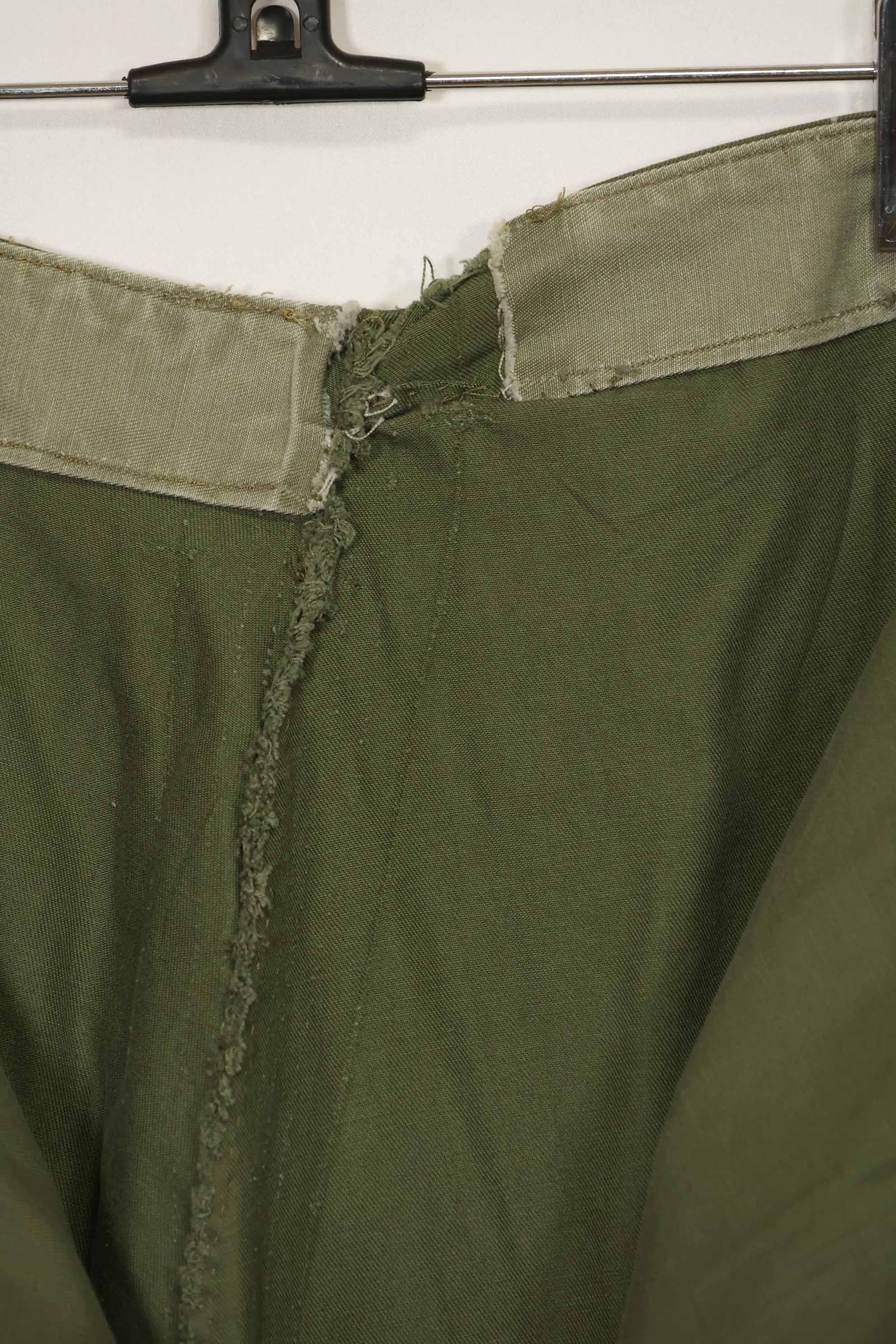 1950's U.S. Army Cotton Utility Pants, used, same model as the Great War.