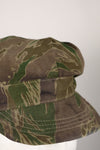 Real Okinawa Tiger Pattern CIDG Hat Tiger Stripe Hat, faded, used.