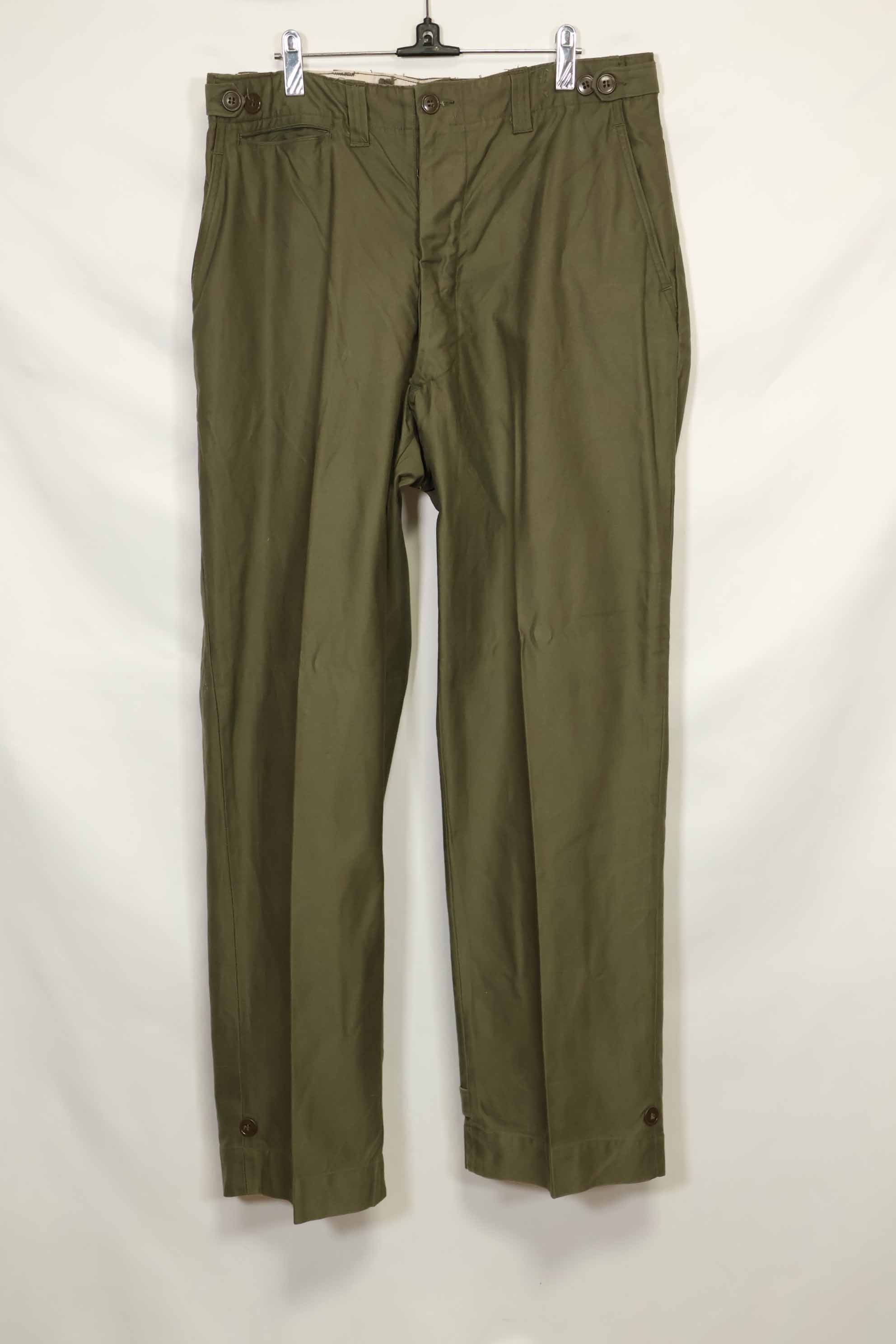 1940s-50s US Army M45 cotton field pants, near unused.