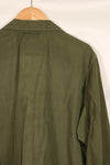 Real circa 1966-1967 lot 3rd Model Jungle Fatigue Jacket, used, size unreadable.