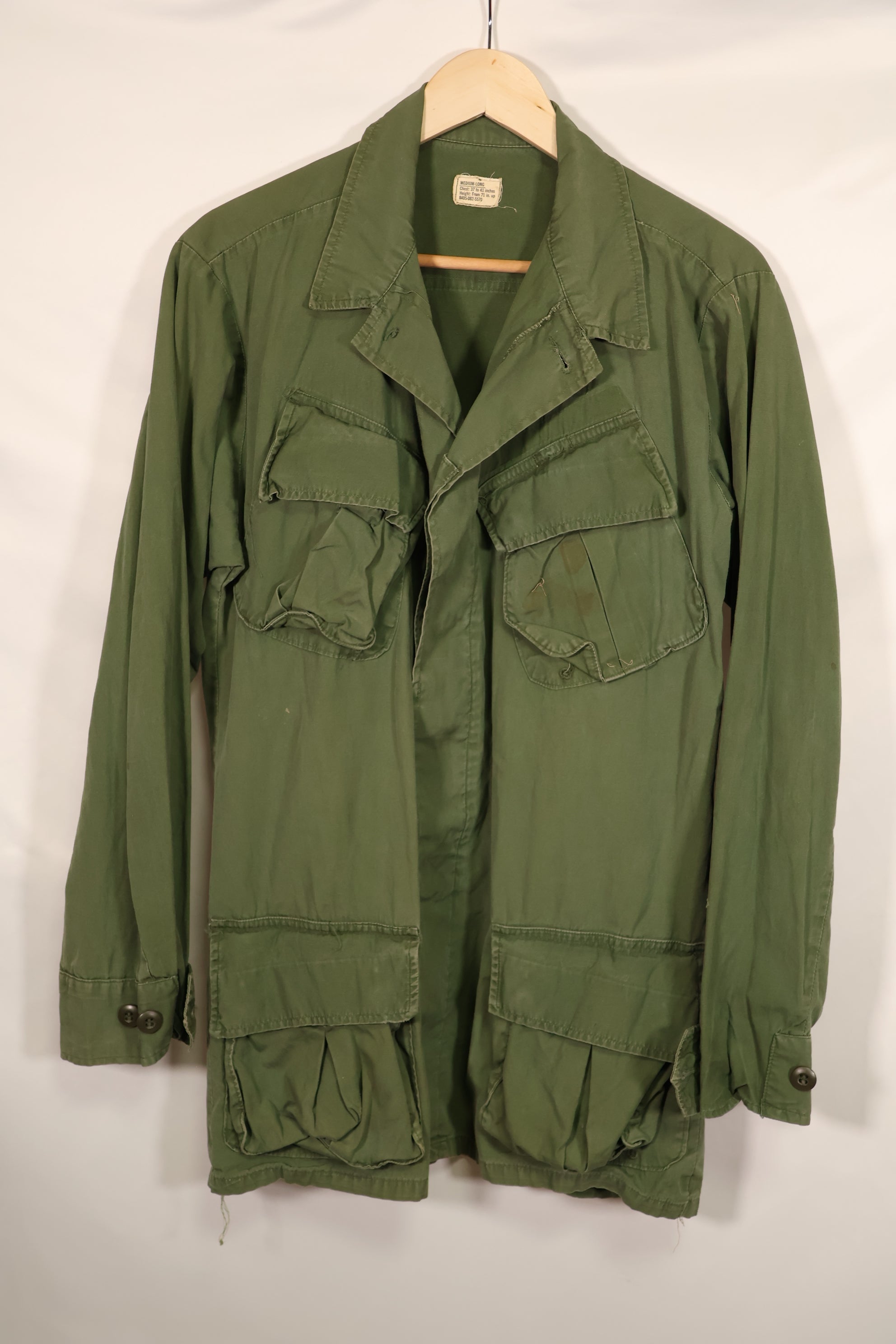 Real 1969 3rd Model Jungle Fatigue Jacket M-L Used