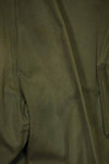 1940s-50s US Army M45 cotton field pants with modified cargo pockets, airborne use, used, B