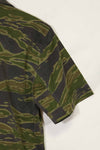 1970's Tiger Stripe Shirt with Late War Pattern Patch, used.