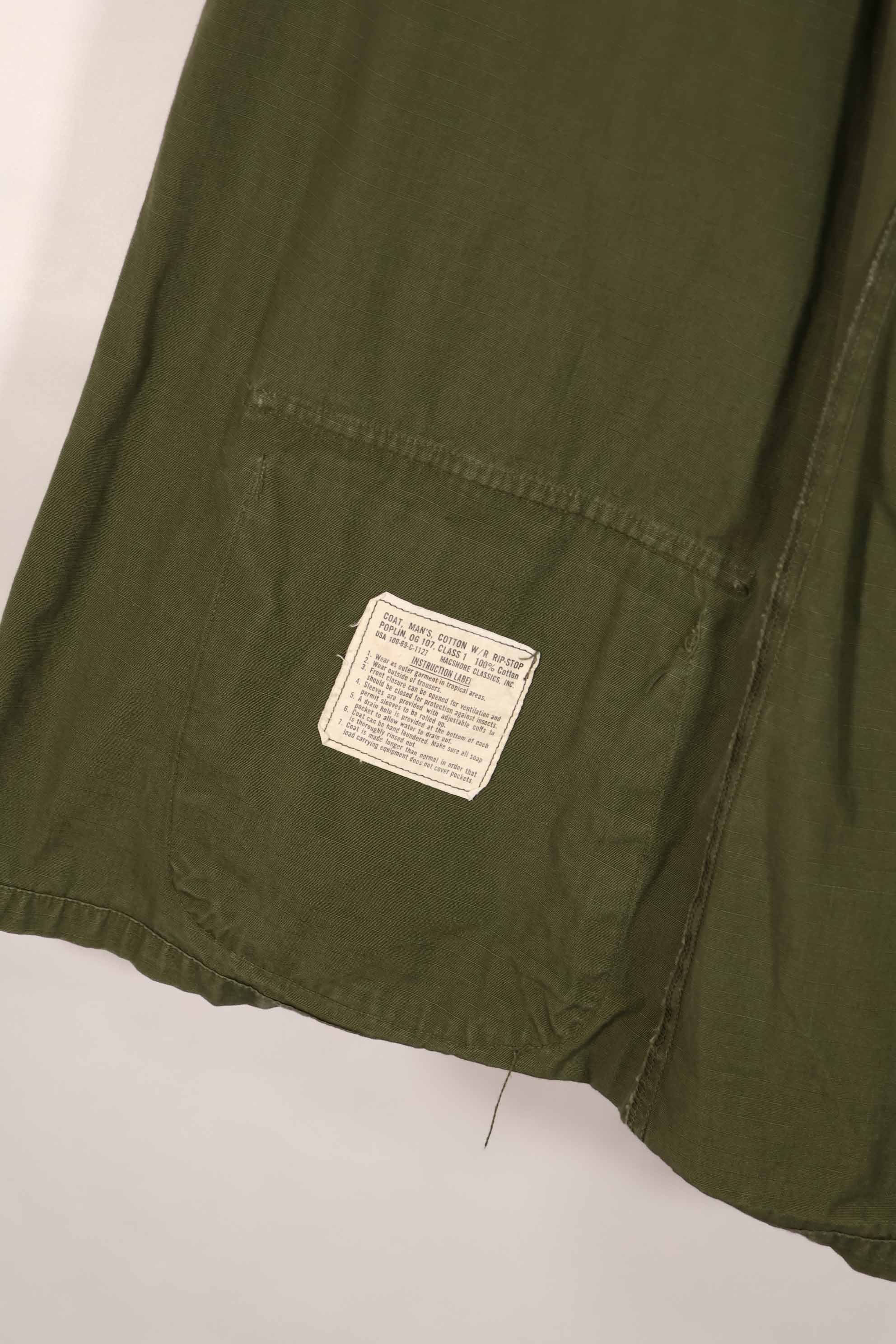 Real 1969 4th Model Jungle Fatigue Jacket L-L Used