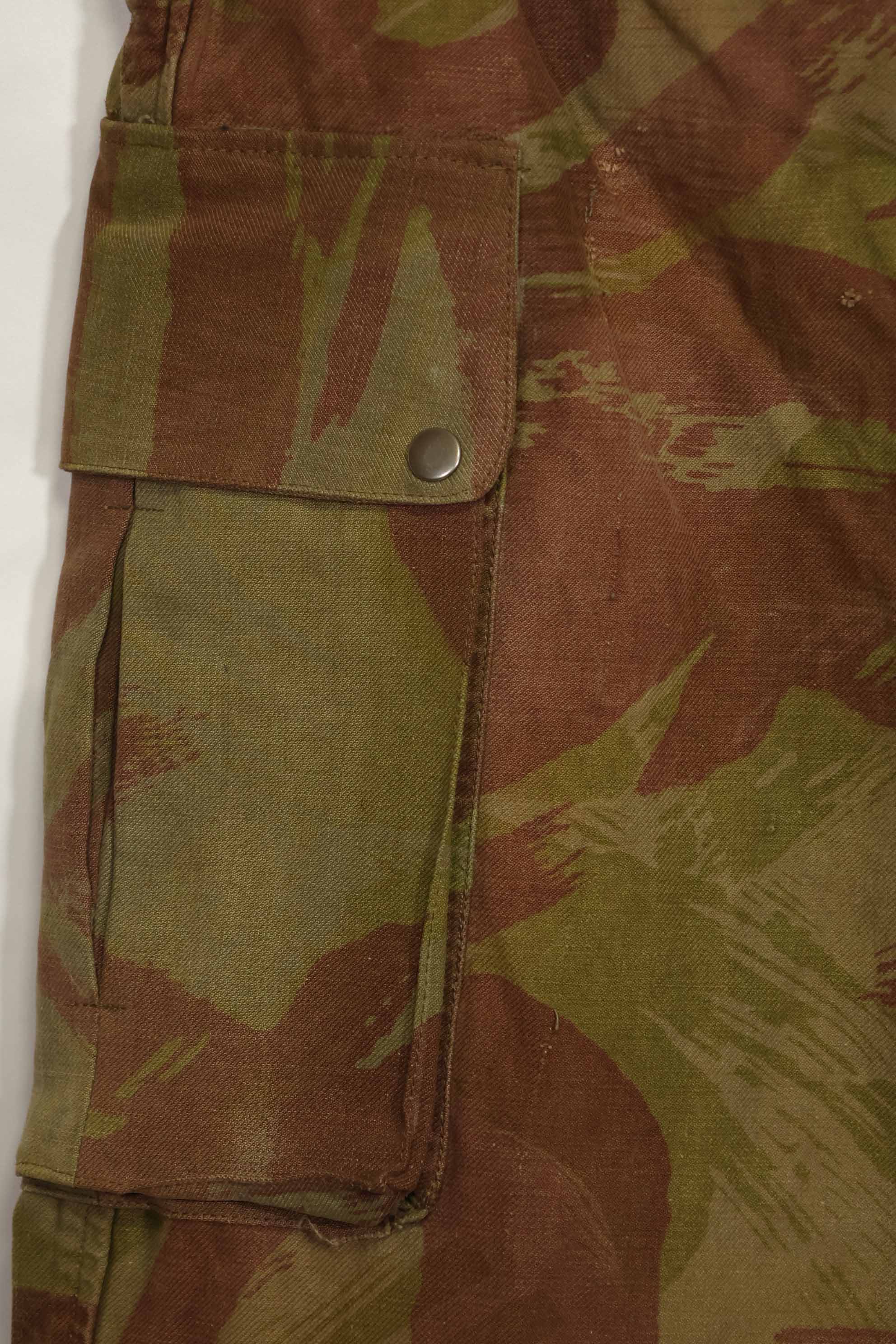 1950s French Army Lizard Camouflage TAP 47/52 Airborne Pants Rare Used