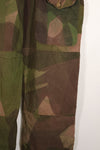 Real British Army SAS Trousers WINDPROOF Camouflage Pants Size No.4 Used