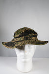 Real Okinawa Tiger Pattern Tiger Stripe Boonie Hat, large size, used.