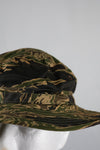 Real Okinawa Tiger Pattern Tiger Stripe Boonie Hat, large size, used.