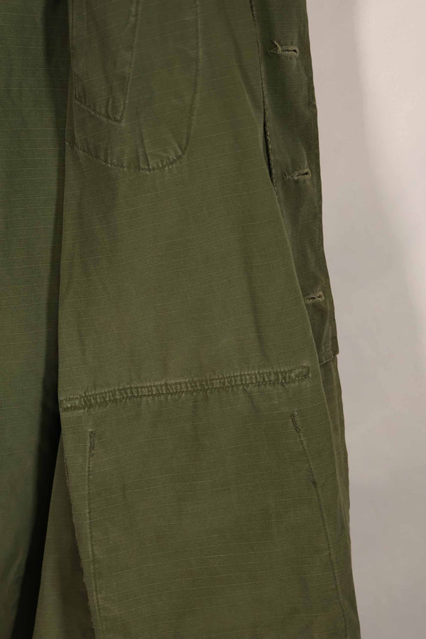 Real 1968 4th Model Jungle Fatigue Jacket, no size tag, used.