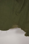 Real 1966-1967 3rd Model Jungle Fatigue Jacket L-R with damage.