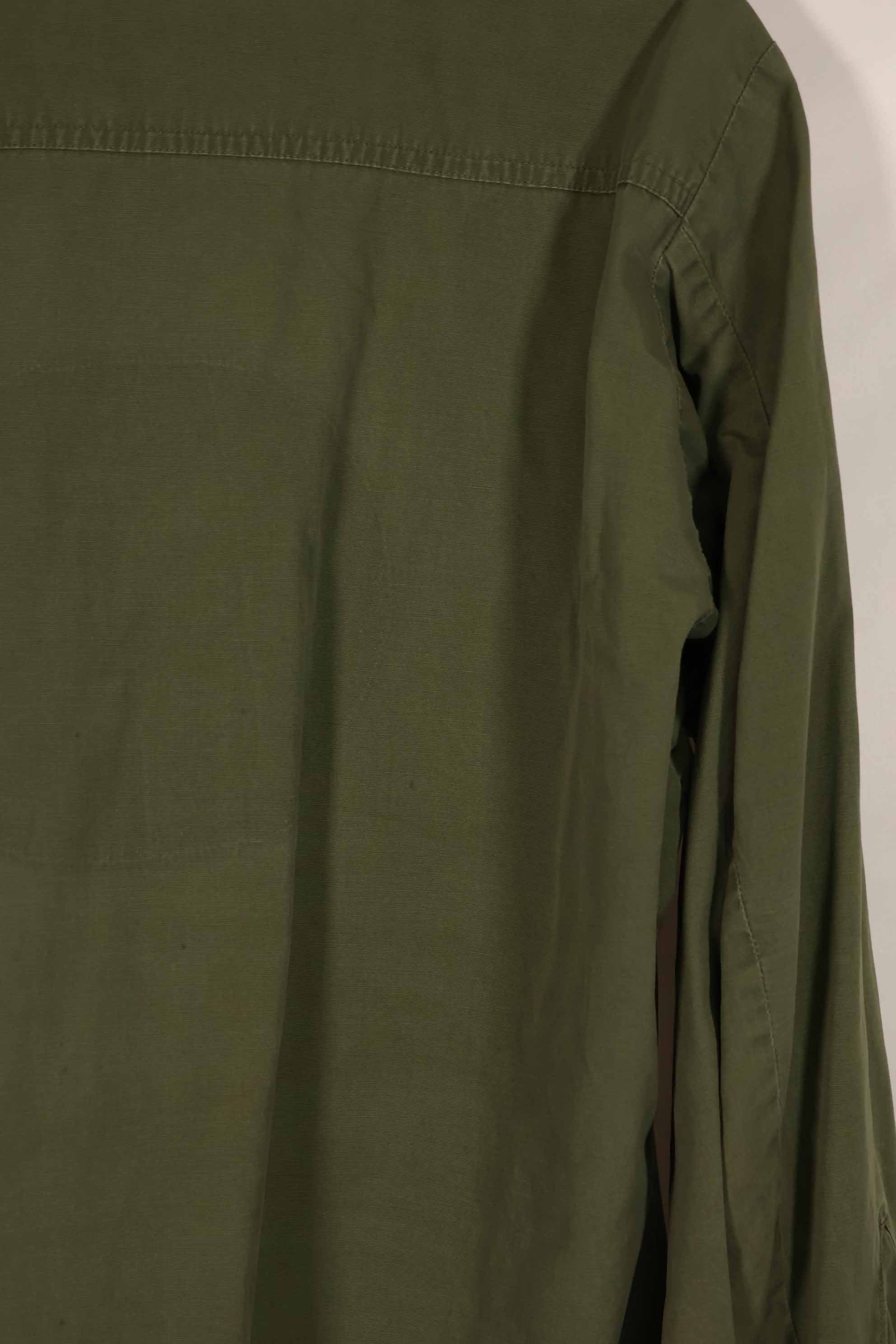 Real 1967 3rd Model Jungle Fatigue Jacket M-R with patch on back, used.