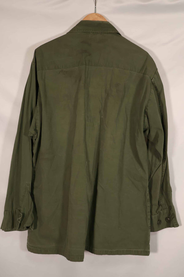 Real 1967 3rd Model Jungle Fatigue Jacket, no size tag, used.