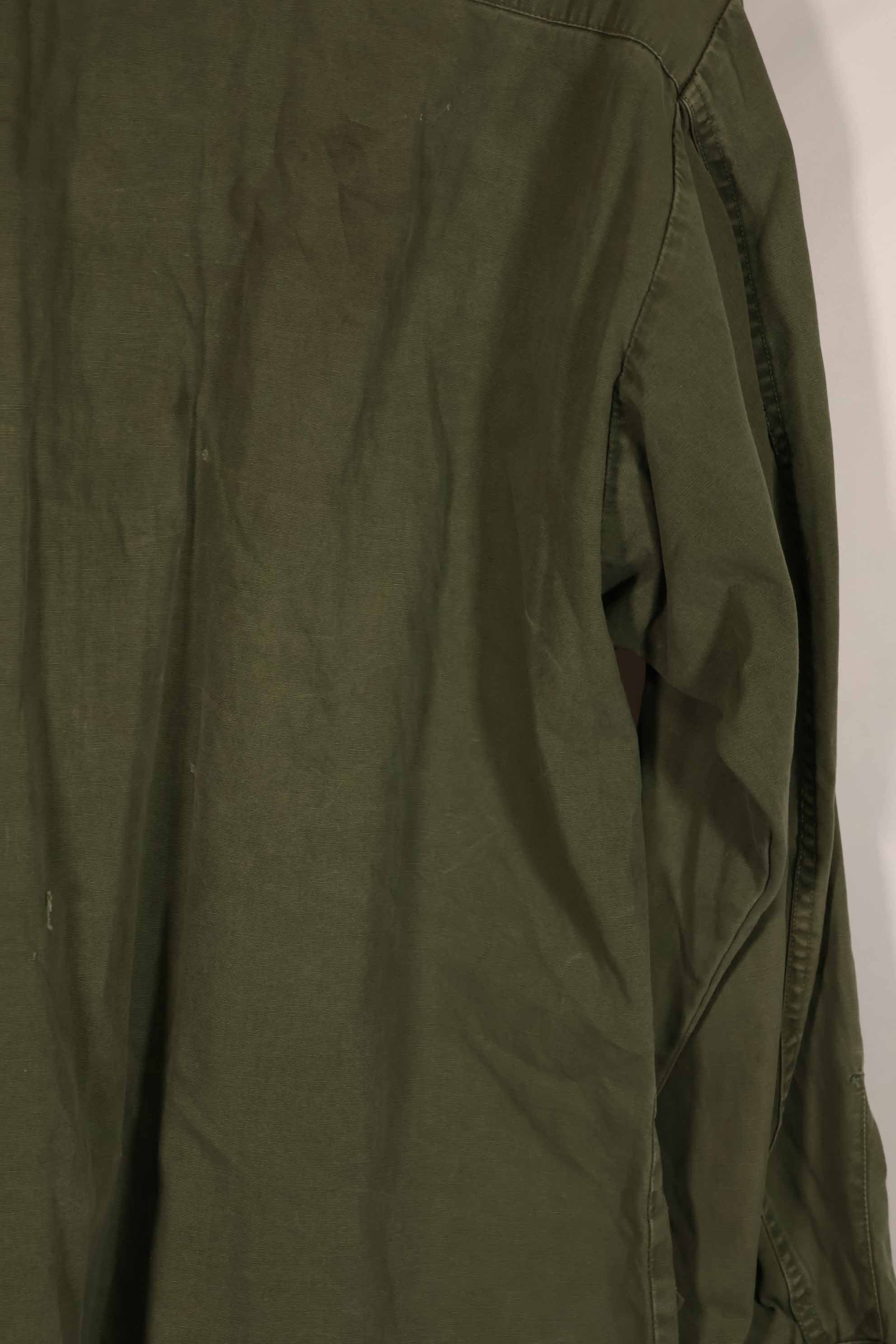 Real 1967 3rd Model Jungle Fatigue Jacket, no size tag, used.