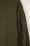 Real early 1960s US Army OG-107 utility shirt, no size tag, used, C