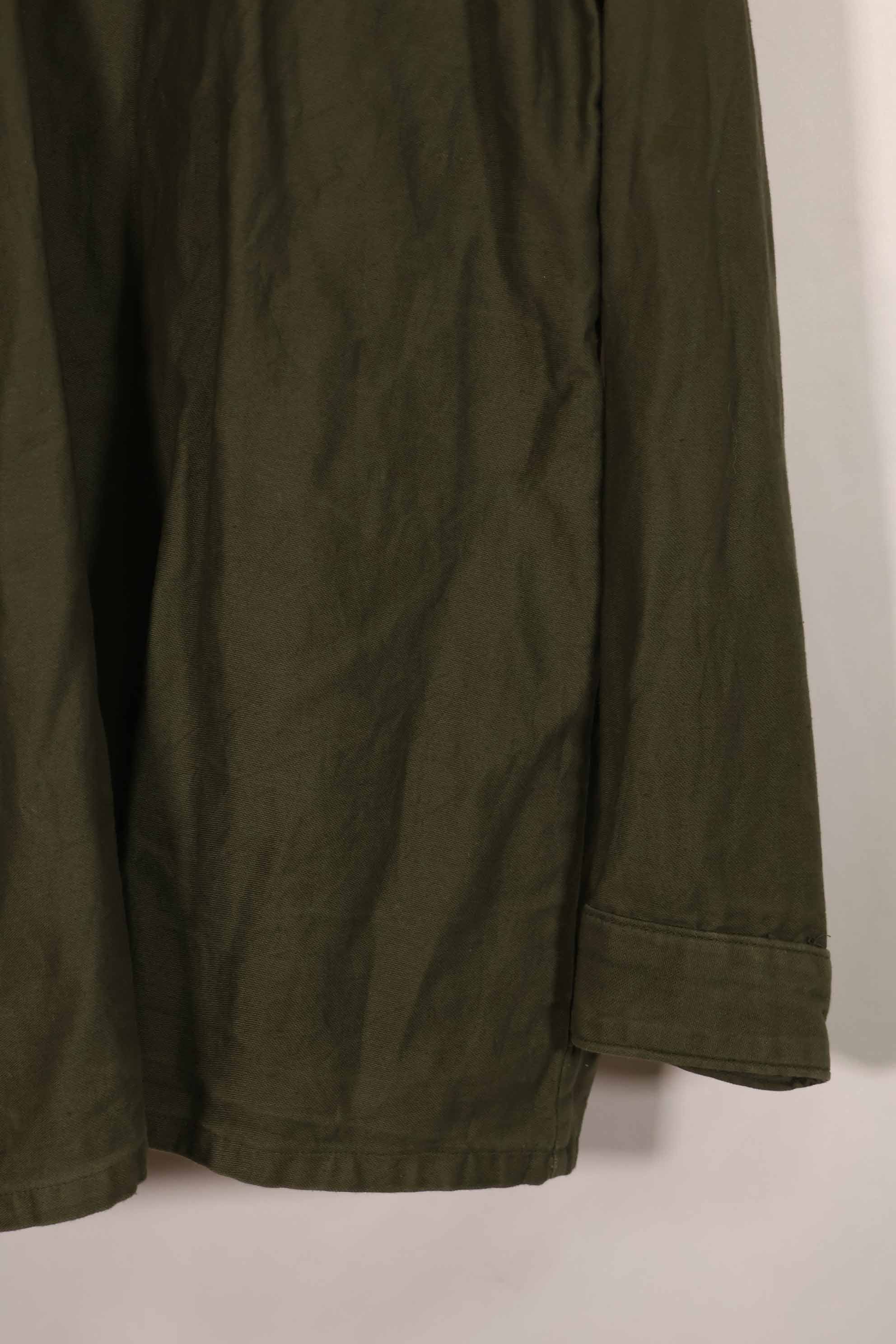 Real 1975 U.S. Army OG-107 Utility Shirt 17 1/2 x 36 Used D