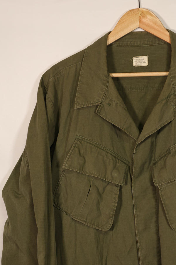 Real 1969 4th Model Jungle Fatigue Jacket X-L-R Large Size Used