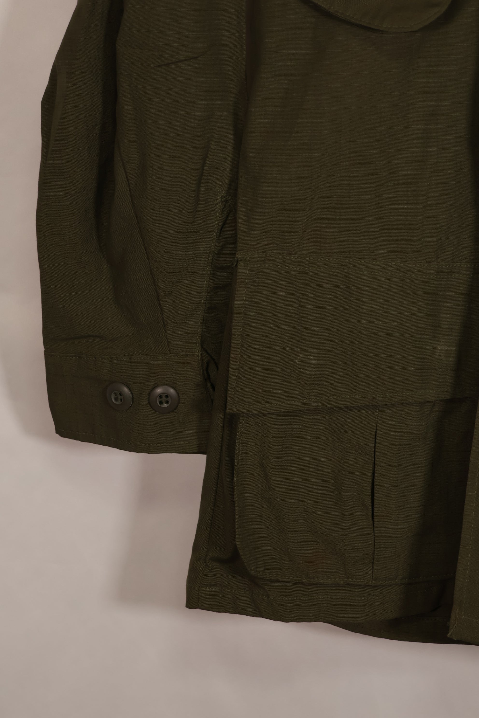 Real unknown year of manufacture  4th Model Jungle Fatigue Jacket X-S-S, good condition, used.