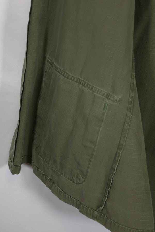 1969 4th Model Jungle Fatigue Jacket, Ex-SF Troopers, M-R, Used.