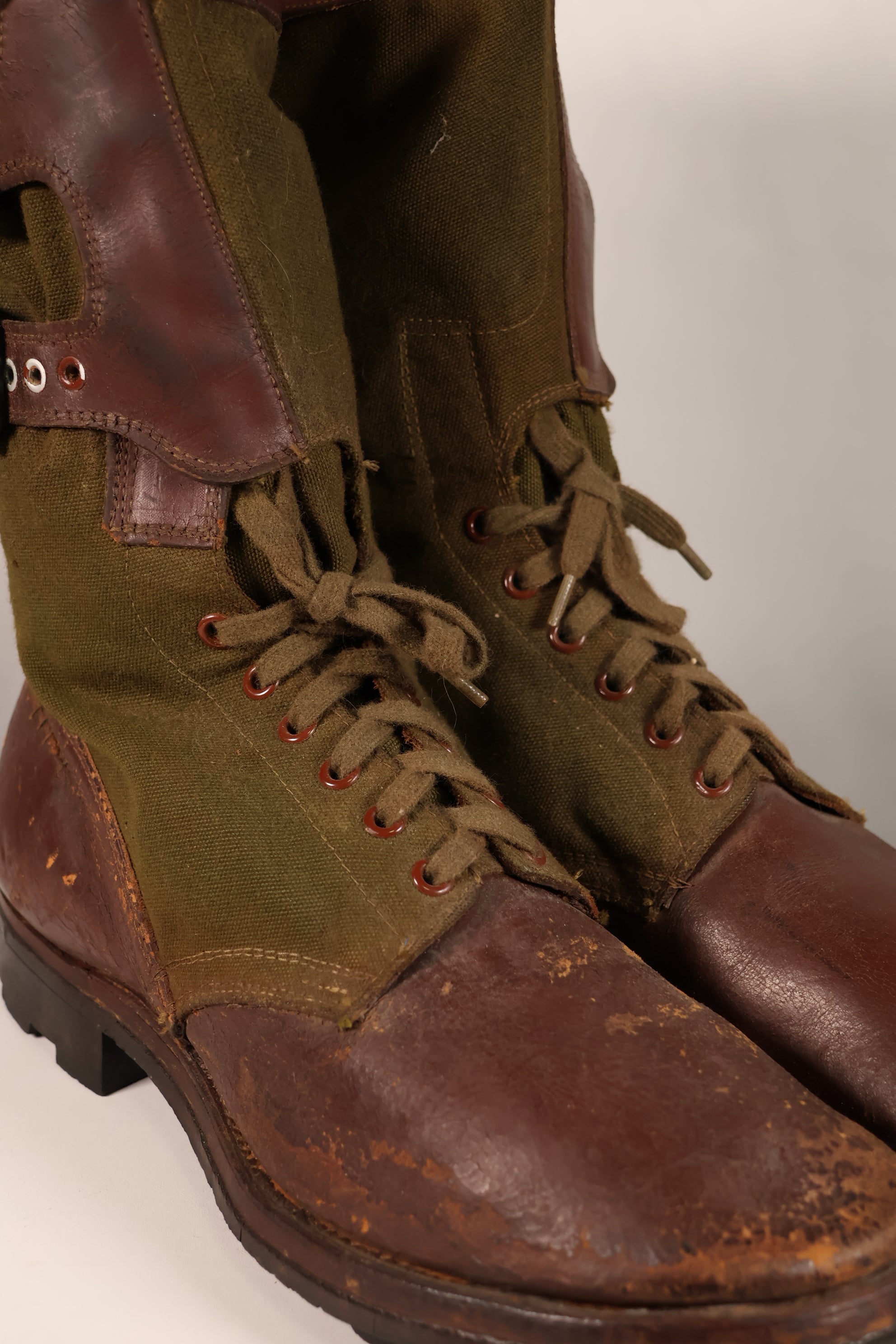 Actual 1951 tropical boots, commonly known as Okinawa boots, rare, used 10 27cm, large size