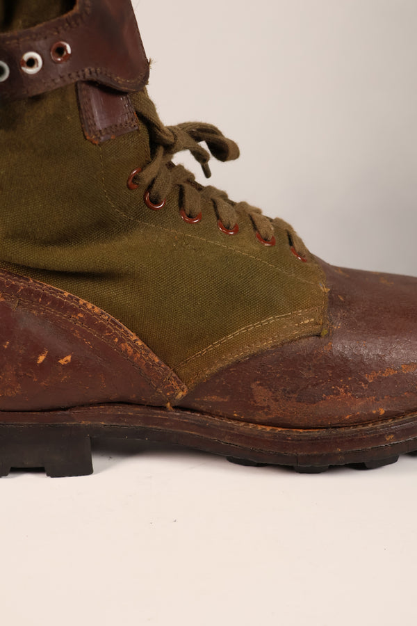 Actual 1951 tropical boots, commonly known as Okinawa boots, rare, used 10 27cm, large size