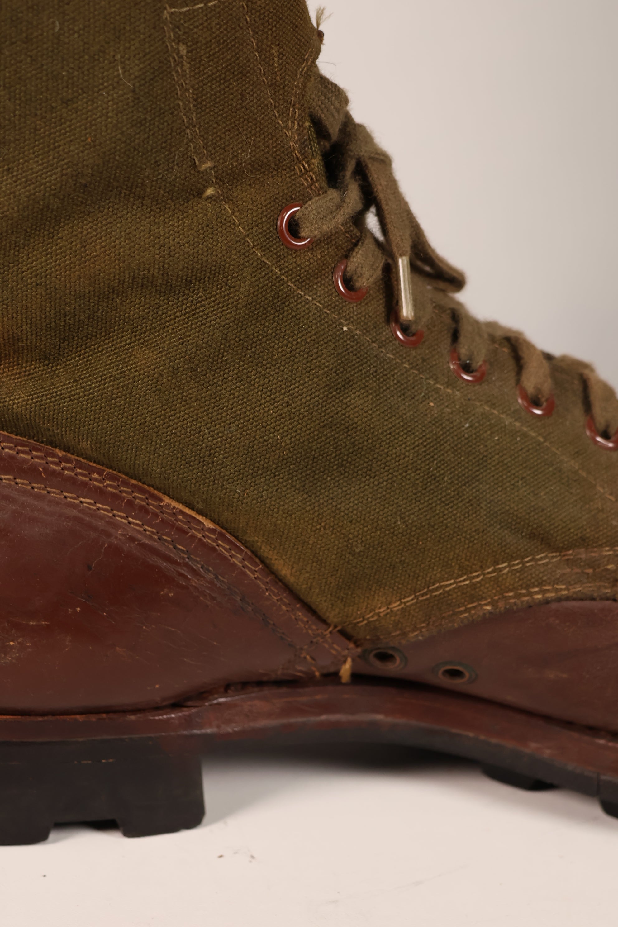 Actual 1951 tropical boots, commonly known as Okinawa boots, rare, used 10 27cm, large size