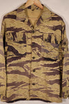 Real Early gold tiger stripe US cut shirt, used, faded.