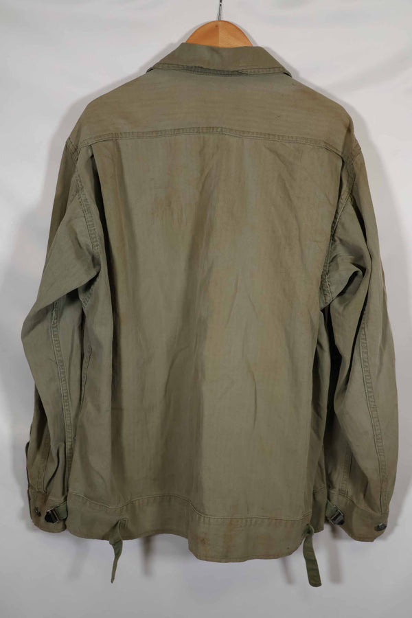 Real 1940s WWII M41 US Army HBT Utility Uniform Jacket Used