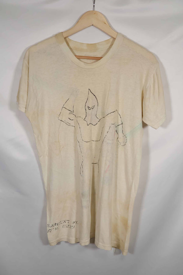 Real Vietnam War U.S. Army T-shirt handwritten used