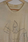 Real Vietnam War U.S. Army T-shirt handwritten used