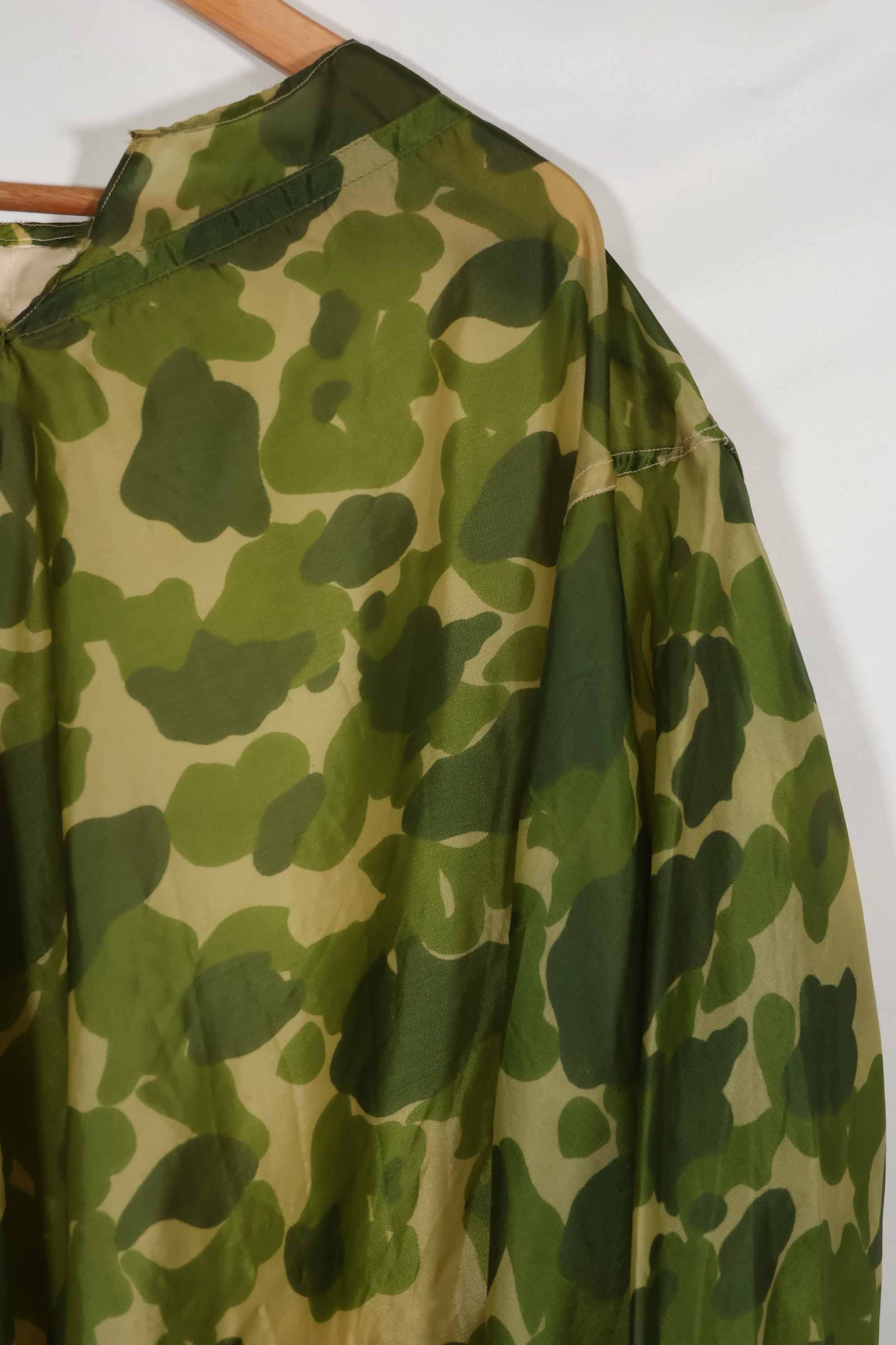 Real locally made Special Forces locally procured parachute camouflage pullover, used.