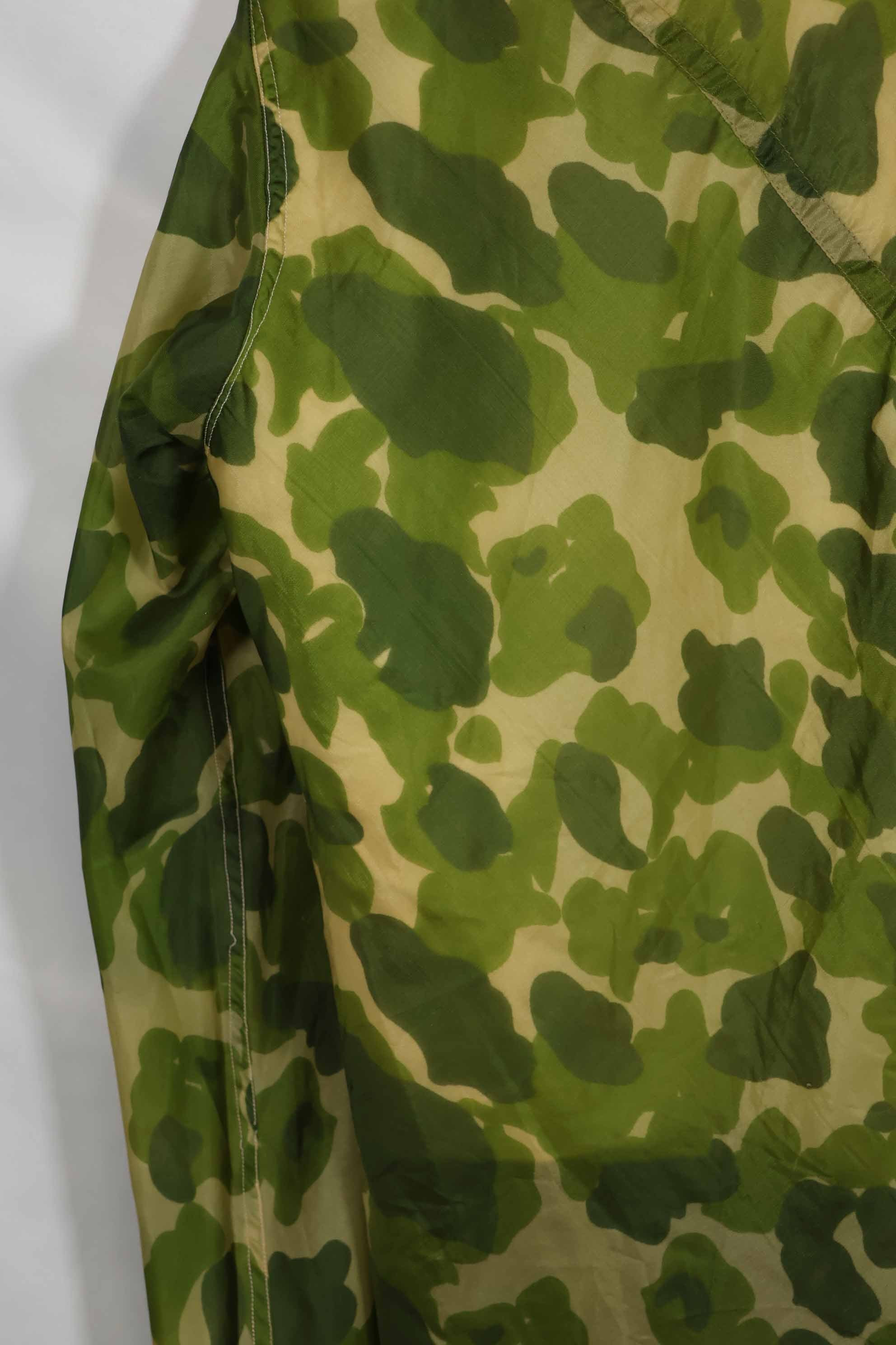 Real locally made Special Forces locally procured parachute camouflage pullover, used.