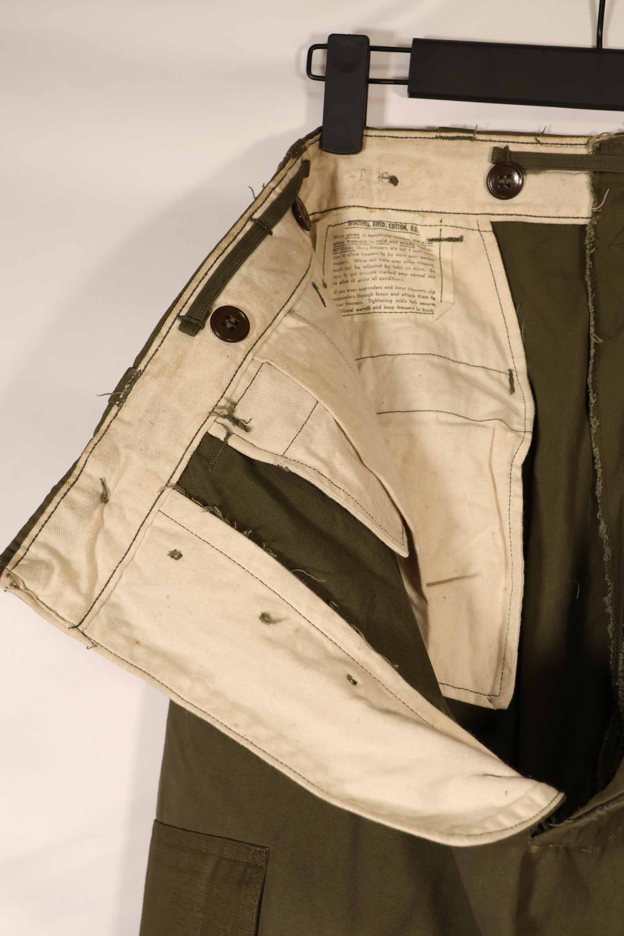 Real 1940s-50s US Army M45 Pants Airborne Pants Used